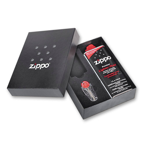 Подарочная коробка Zippo (кремни + топливо 50R Подарочная коробка Zippo (кремни + топливо 50R