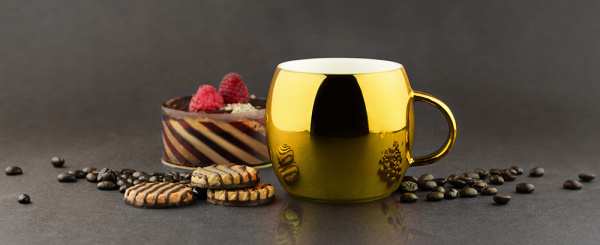 Кружка Asobu Sparkling mugs (0,38 литра) золотистая Кружка Asobu Sparkling mugs (0,38 литра) золотистая
