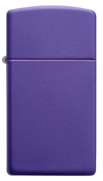 Зажигалка ZIPPO Slim® с покрытием Purple Matte 1637 Зажигалка ZIPPO Slim® с покрытием Purple Matte 1637