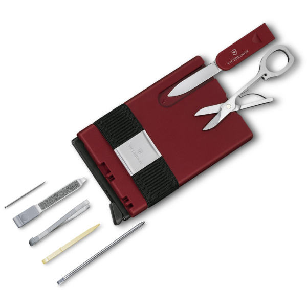 Карта-мультитул с картхолдером Victorinox SMARTCARD Wallet Iconic Red Карта-мультитул с картхолдером Victorinox SMARTCARD Wallet Iconic Red