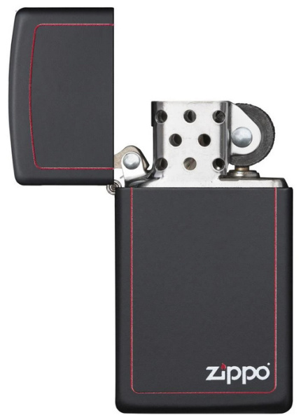 Зажигалка ZIPPO Slim® с покрытием Black Matte 1618ZB Зажигалка ZIPPO Slim® с покрытием Black Matte 1618ZB