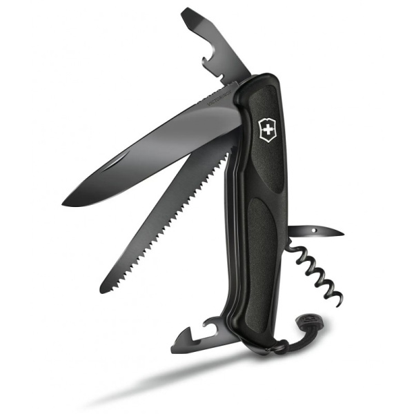 Нож перочинный VICTORINOX RangerGrip 55 Onyx Black 0.9563.C31P Нож перочинный VICTORINOX RangerGrip 55 Onyx Black 0.9563.C31P