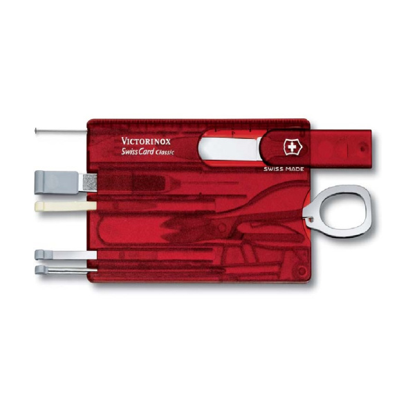Швейцарская карточка VICTORINOX SwissCard Classic 0.7100.T Швейцарская карточка VICTORINOX SwissCard Classic 0.7100.T