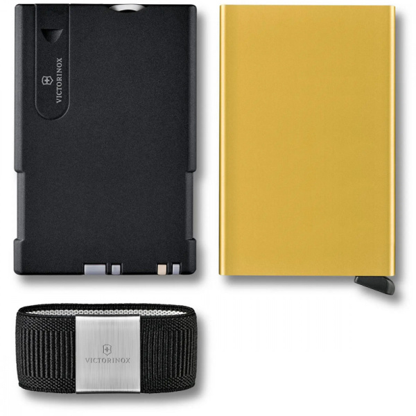 Карта-мультитул с картхолдером Victorinox SMARTCARD Wallet Delightful Gold Карта-мультитул с картхолдером Victorinox SMARTCARD Wallet Delightful Gold