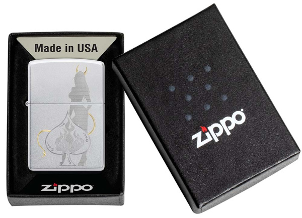 Зажигалка Zippo Devilish Ace  Зажигалка Zippo Devilish Ace