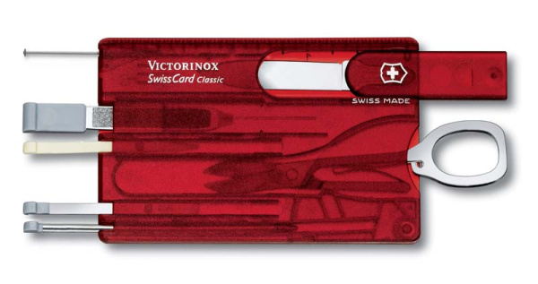 Швейцарская карточка VICTORINOX SwissCard Classic 0.7100.T Швейцарская карточка VICTORINOX SwissCard Classic 0.7100.T