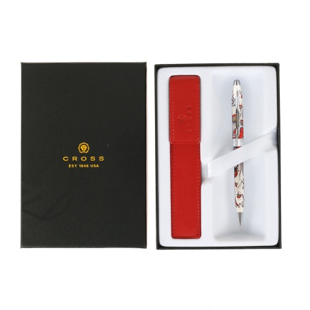 Набор подарочный Cross Botanica - Red Hummingbird Vine, шариковая ручка + чехол Набор подарочный Cross Botanica - Red Hummingbird Vine, шариковая ручка + чехол