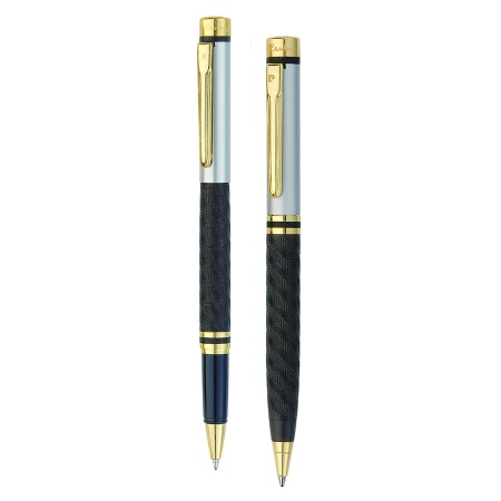 Набор подарочный Pierre Cardin Pen&Pen - Matte Black, шариковая ручка + ручка-роллер Набор подарочный Pierre Cardin Pen&Pen - Matte Black, шариковая ручка + ручка-роллер