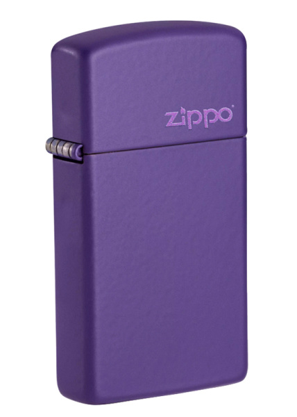 Зажигалка ZIPPO Slim® с покрытием Purple Matte 1637ZL Зажигалка ZIPPO Slim® с покрытием Purple Matte 1637ZL
