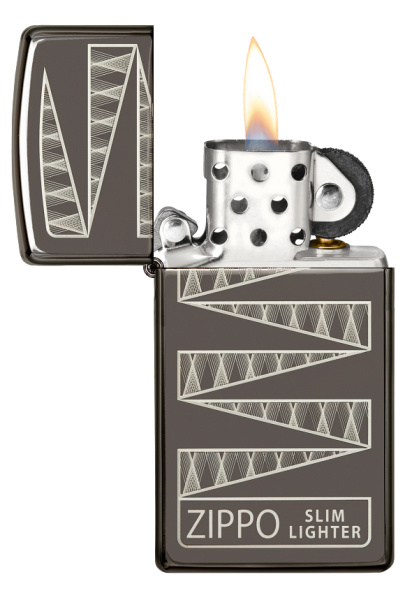 Зажигалка 65th Anniversary Zippo Slim® с покрытием Black Ice® 49709 Зажигалка 65th Anniversary Zippo Slim® с покрытием Black Ice® 49709