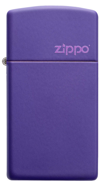 Зажигалка ZIPPO Slim® с покрытием Purple Matte 1637ZL Зажигалка ZIPPO Slim® с покрытием Purple Matte 1637ZL