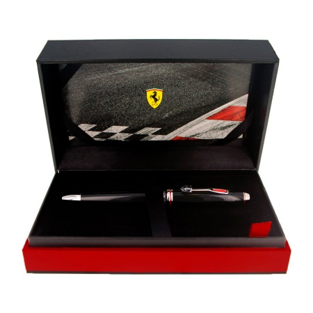 Шариковая ручка Cross Townsend - Ferrari Glossy Black Lacquer/Rhodium Шариковая ручка Cross Townsend - Ferrari Glossy Black Lacquer/Rhodium