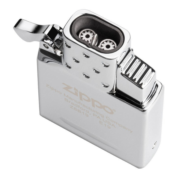 Газовый вставной блок для широкой зажигалки Zippo, двойное пламя Газовый вставной блок для широкой зажигалки Zippo, двойное пламя