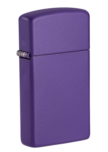 Зажигалка ZIPPO Slim® с покрытием Purple Matte 1637 Зажигалка ZIPPO Slim® с покрытием Purple Matte 1637