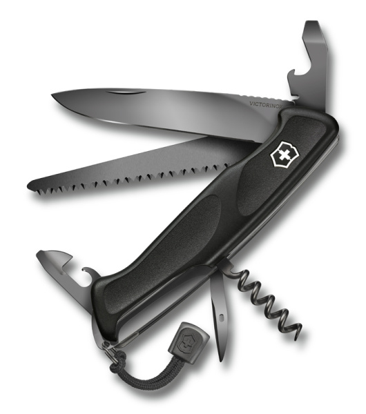 Нож перочинный VICTORINOX RangerGrip 55 Onyx Black 0.9563.C31P Нож перочинный VICTORINOX RangerGrip 55 Onyx Black 0.9563.C31P