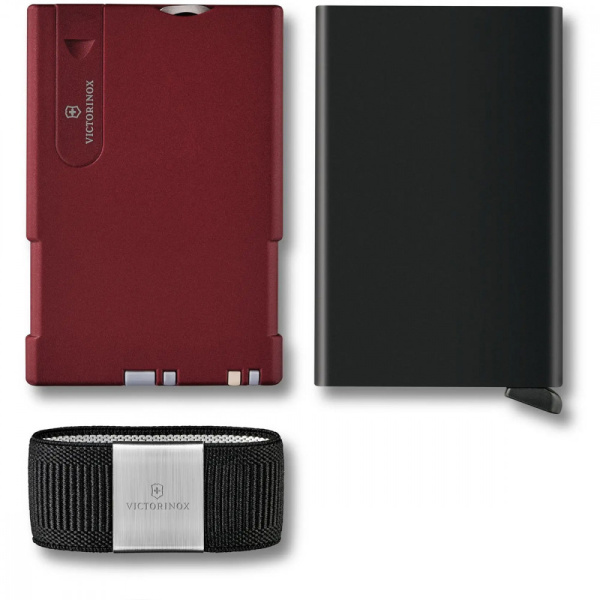 Карта-мультитул с картхолдером Victorinox SMARTCARD Wallet Iconic Red Карта-мультитул с картхолдером Victorinox SMARTCARD Wallet Iconic Red