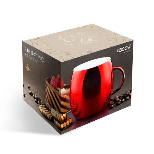 Кружка Asobu Sparkling mugs (0,38 литра) золотистая Кружка Asobu Sparkling mugs (0,38 литра) золотистая
