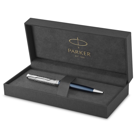 Шариковая ручка Parker Sonnet Premium K537 - Metal Blue CT Шариковая ручка Parker Sonnet Premium K537 - Metal Blue CT