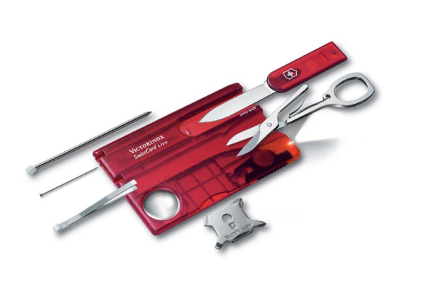 Швейцарская карточка VICTORINOX SwissCard Lite 0.7300.T Швейцарская карточка VICTORINOX SwissCard Lite 0.7300.T