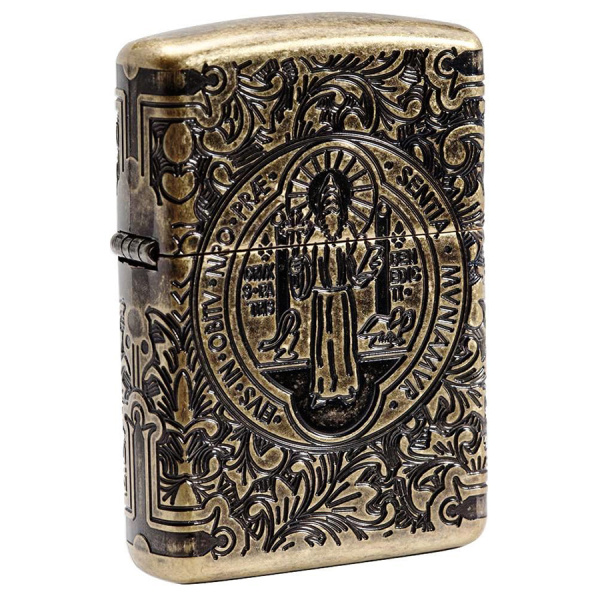 Зажигалка Zippo St. Benedict Design Зажигалка Zippo St. Benedict Design