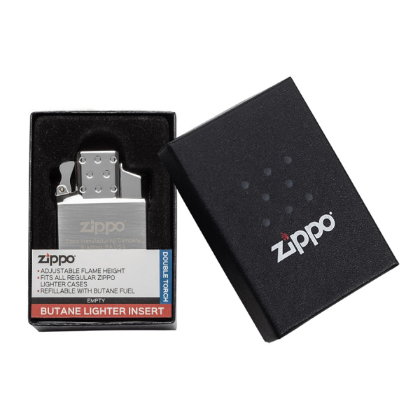 Газовый вставной блок для широкой зажигалки Zippo, двойное пламя Газовый вставной блок для широкой зажигалки Zippo, двойное пламя