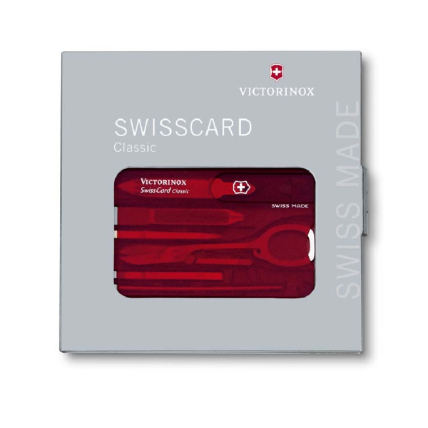 Швейцарская карточка VICTORINOX SwissCard Classic 0.7100.T Швейцарская карточка VICTORINOX SwissCard Classic 0.7100.T