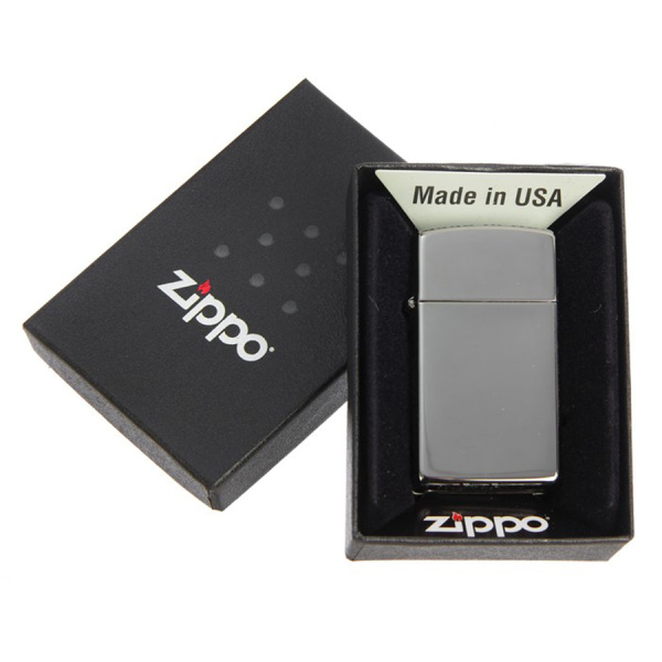 Зажигалка ZIPPO Slim® с покрытием Black Ice ® 20492 Зажигалка ZIPPO Slim® с покрытием Black Ice ® 20492
