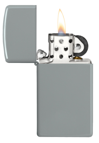 Зажигалка ZIPPO Slim® с покрытием Flat Grey 49527 Зажигалка ZIPPO Slim® с покрытием Flat Grey 49527